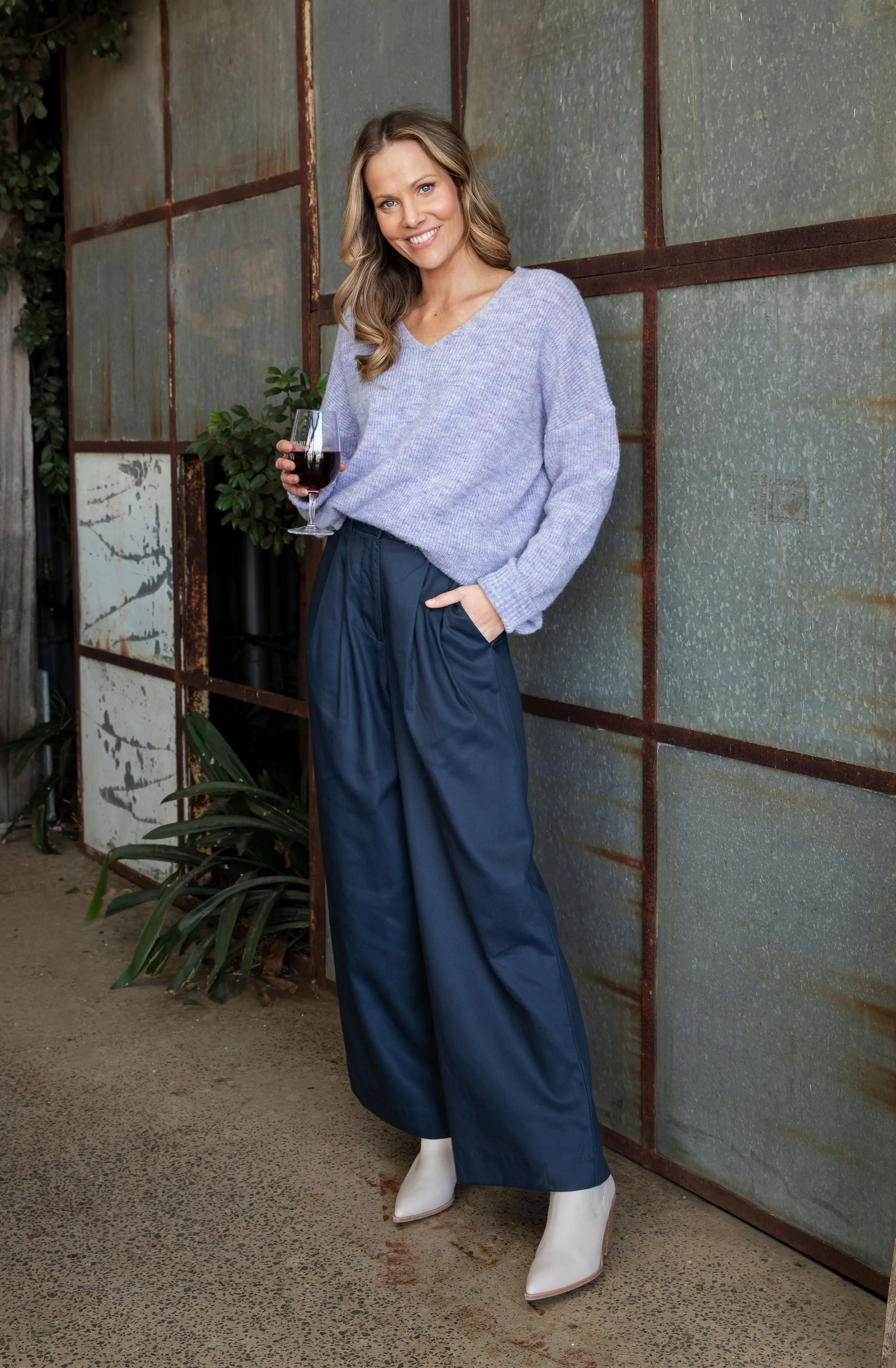 Darcy Pant - Dark Sapphire