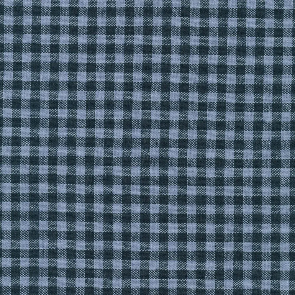 DENIM Plaid from Essex Yarn Dyed Classic Wovens -- Robert Kaufman