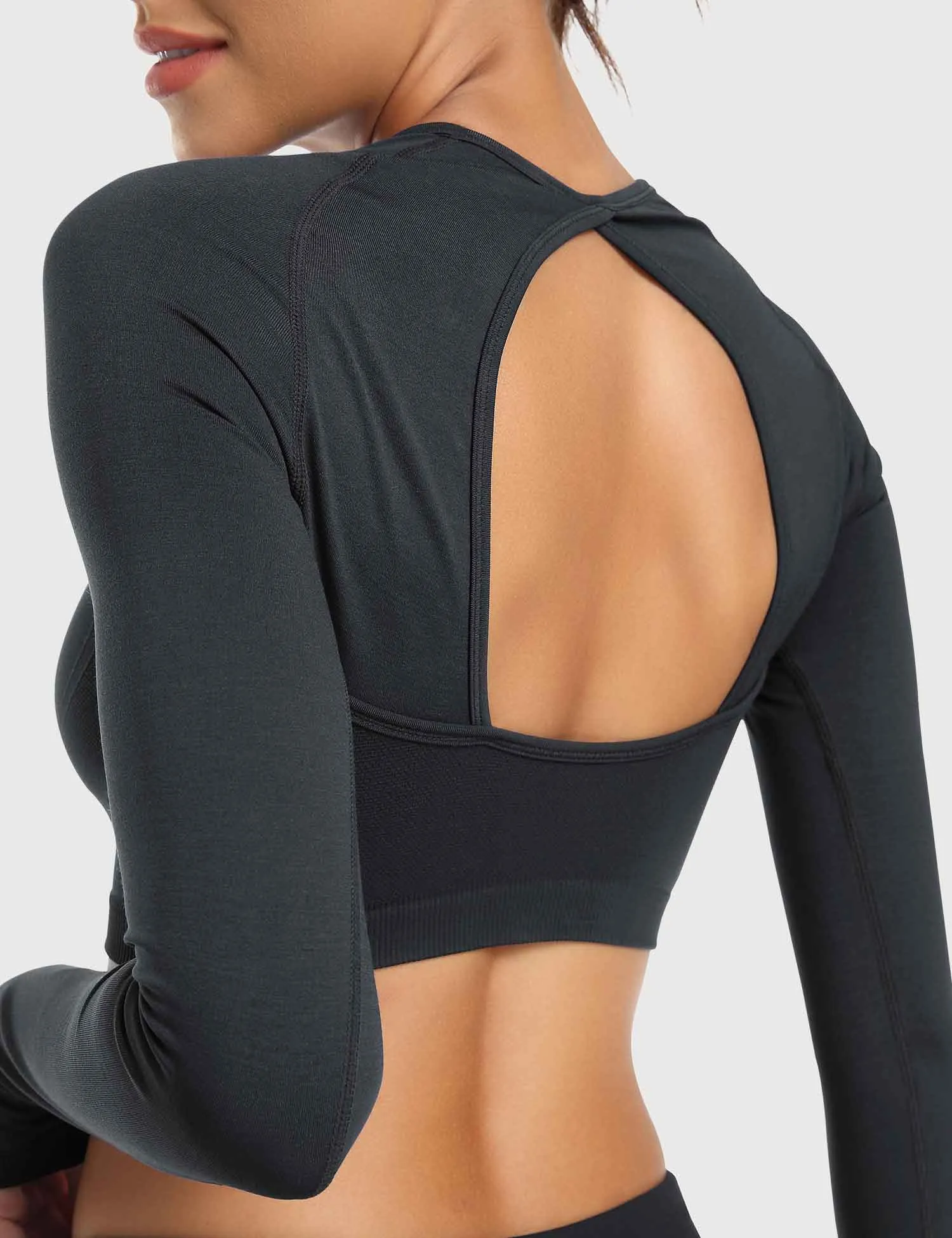 Dora Open Back Long Sleeves