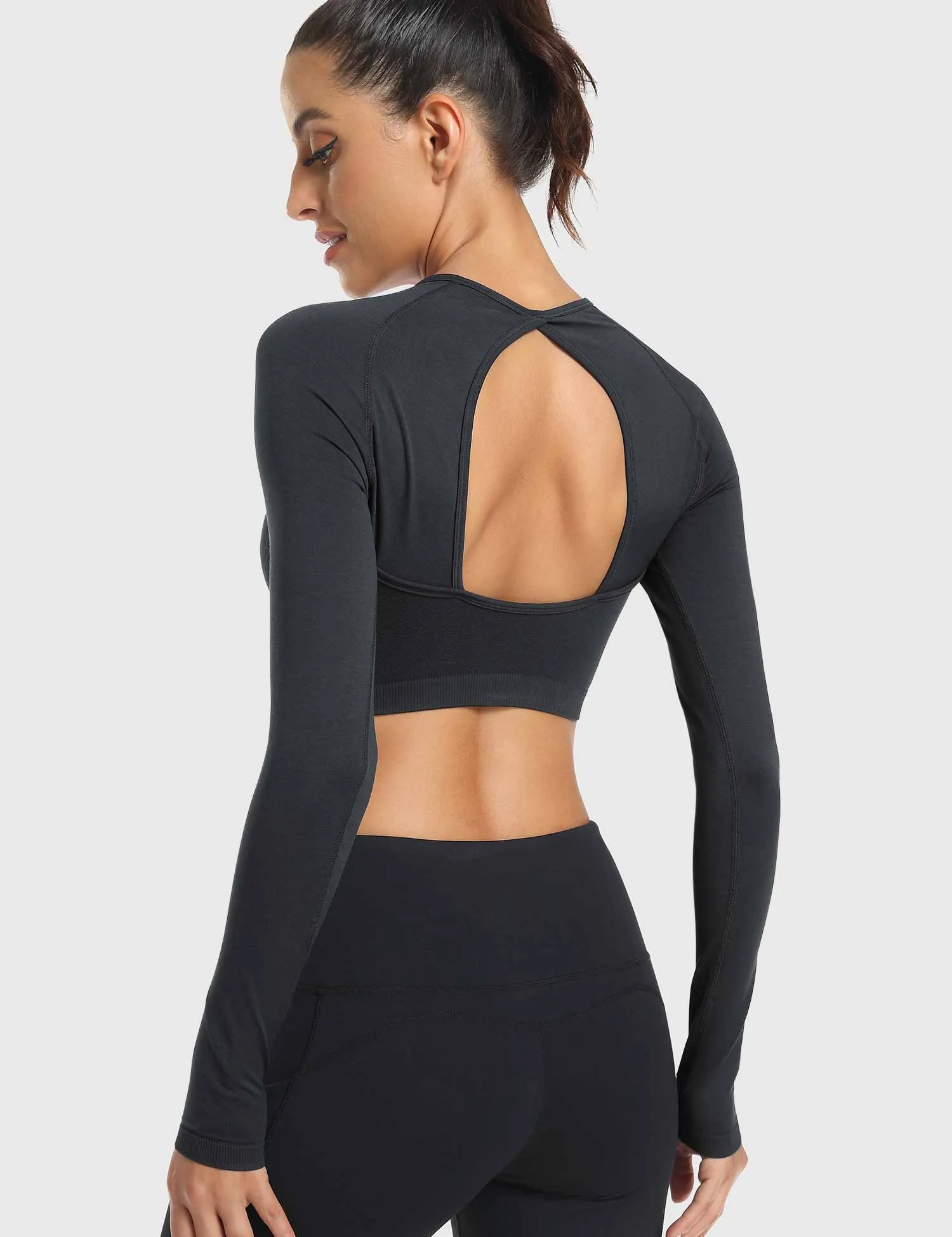 Dora Open Back Long Sleeves