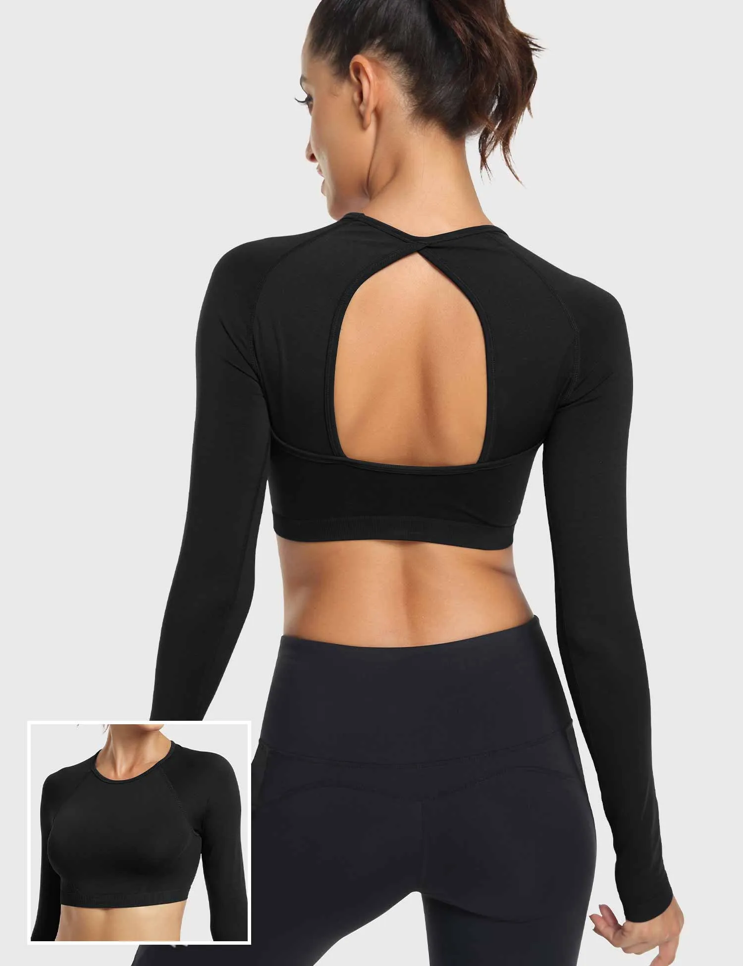 Dora Open Back Long Sleeves