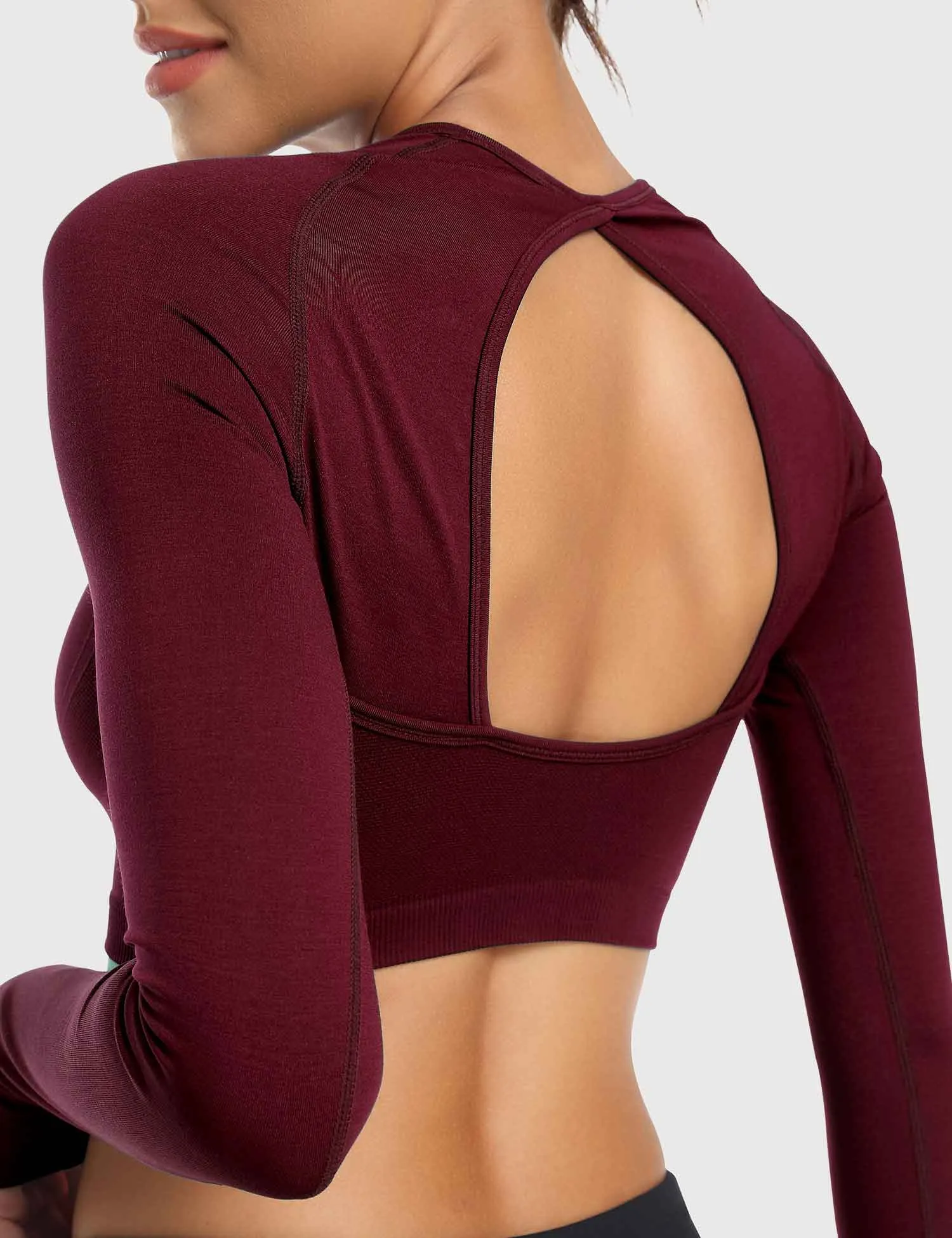 Dora Open Back Long Sleeves