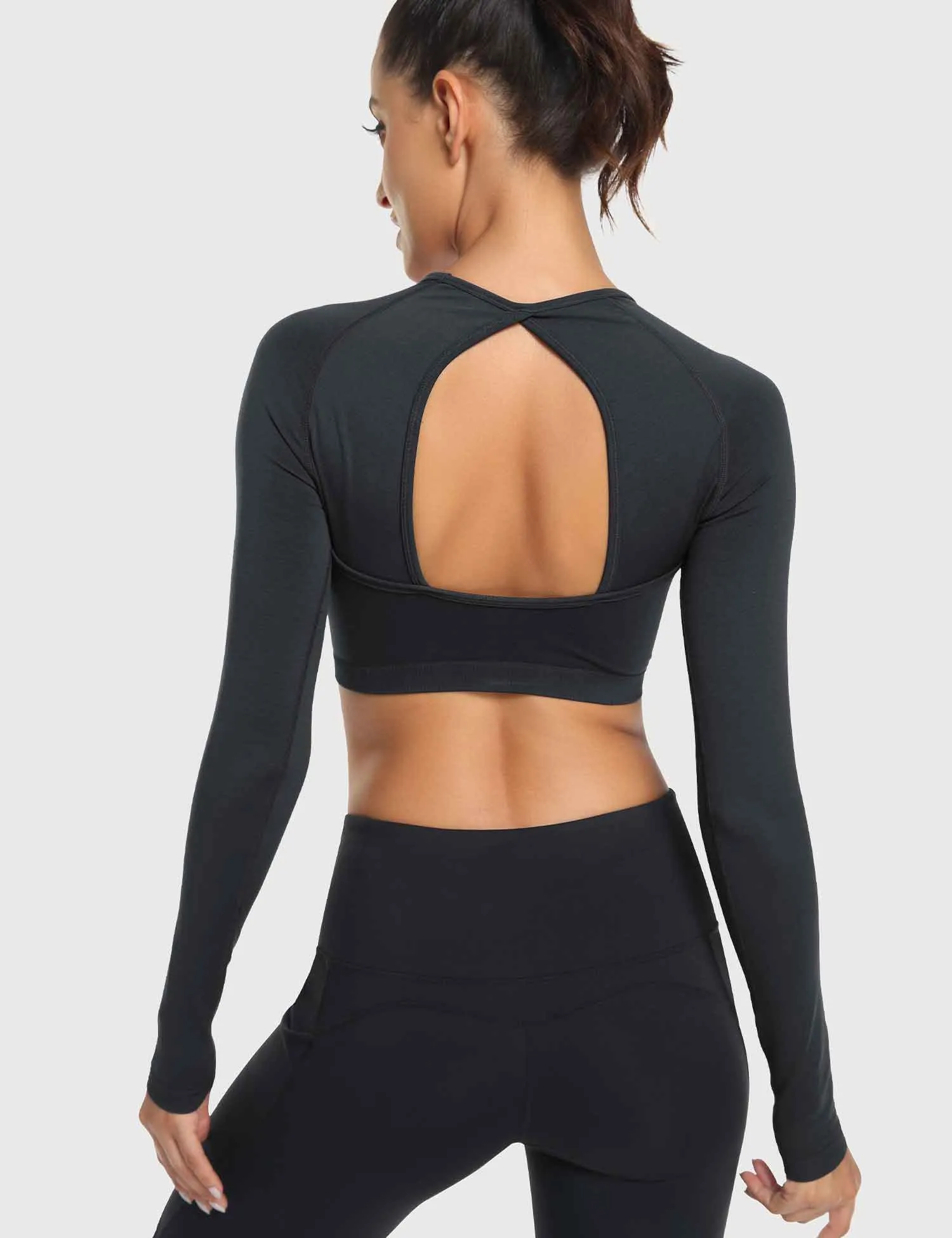 Dora Open Back Long Sleeves