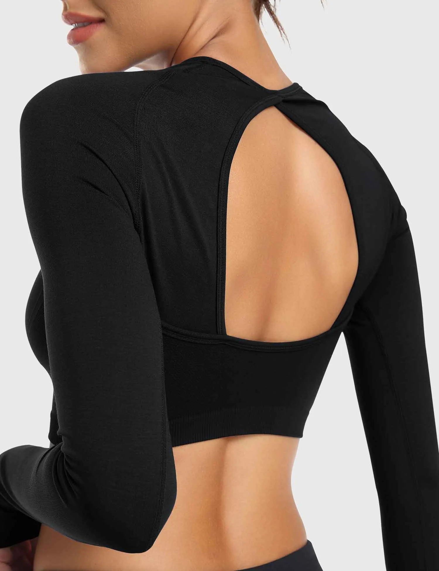 Dora Open Back Long Sleeves