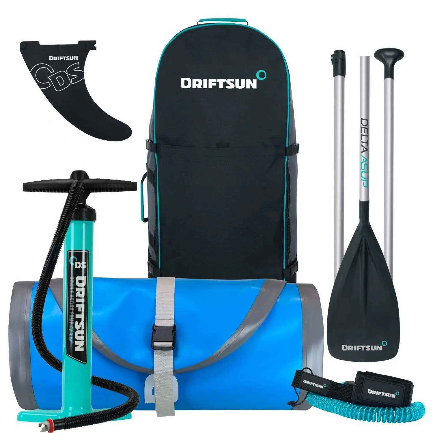 Driftsun Explorer 10’ 6" Inflatable Stand Up Paddleboard Kit for Beginners All-Around Use