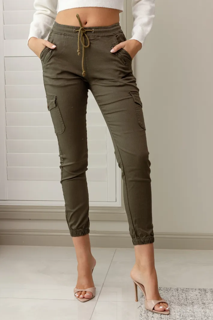 DUSTY ROADS CARGO PANTS - Khaki