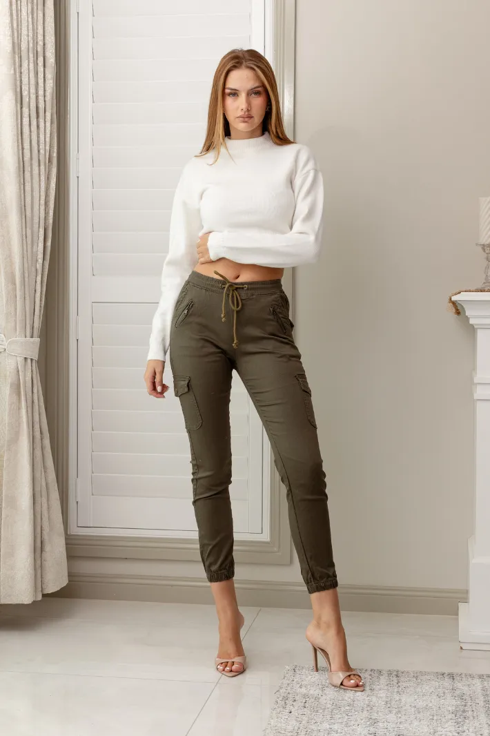 DUSTY ROADS CARGO PANTS - Khaki