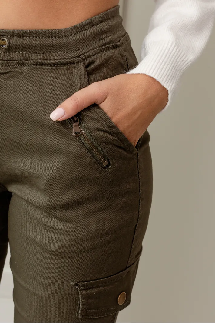 DUSTY ROADS CARGO PANTS - Khaki