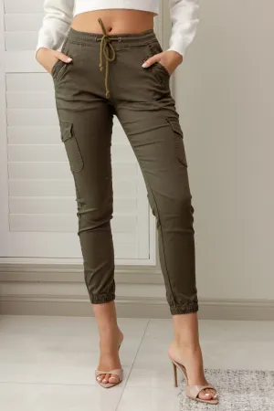 DUSTY ROADS CARGO PANTS - Khaki