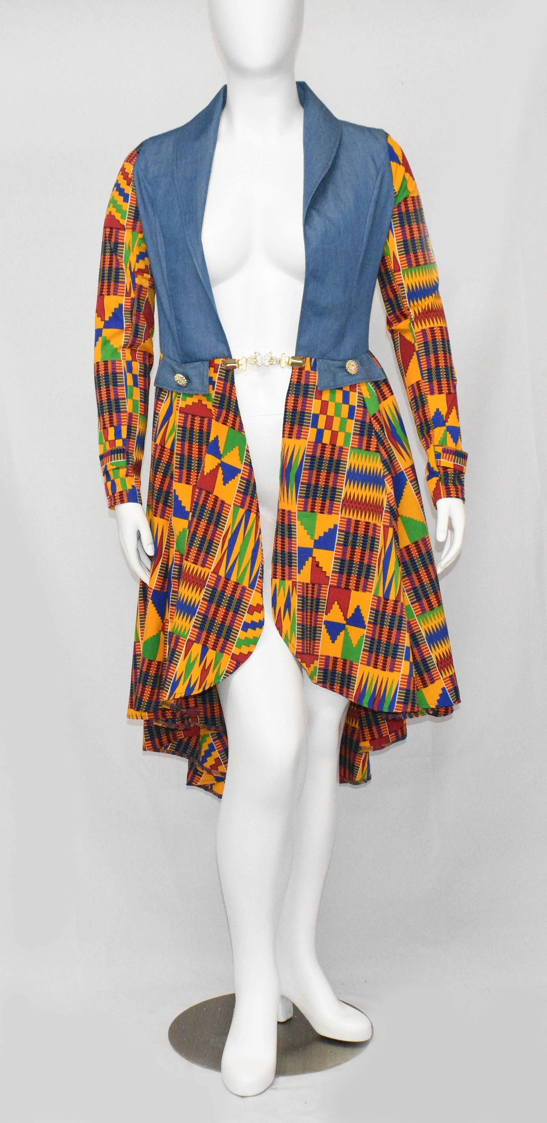 Dutch  Suit with Contrast Denim with Original