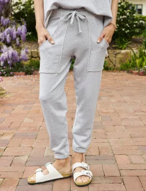 EAMON Gray Melange, Triple Fleece