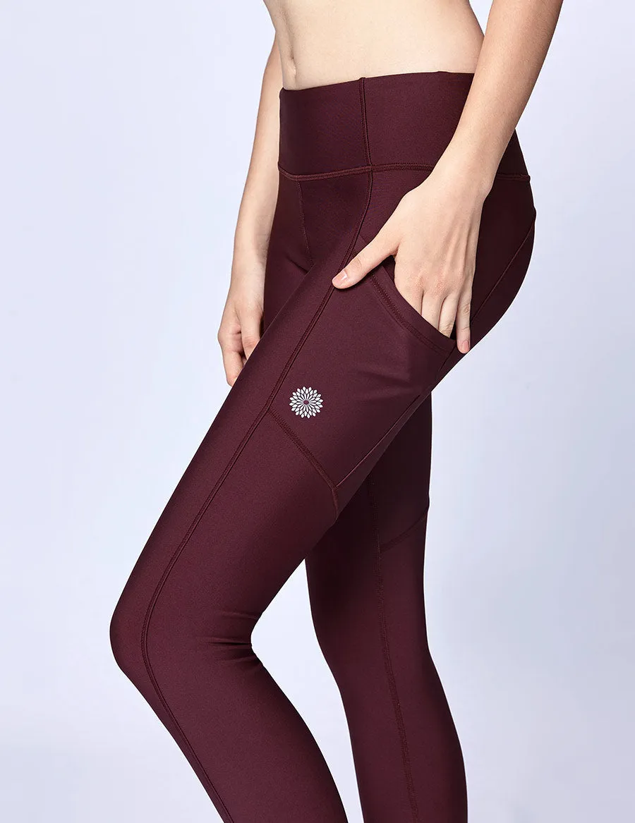 easyoga LESPIRO Go All Out Leggings - R24 Dark Red