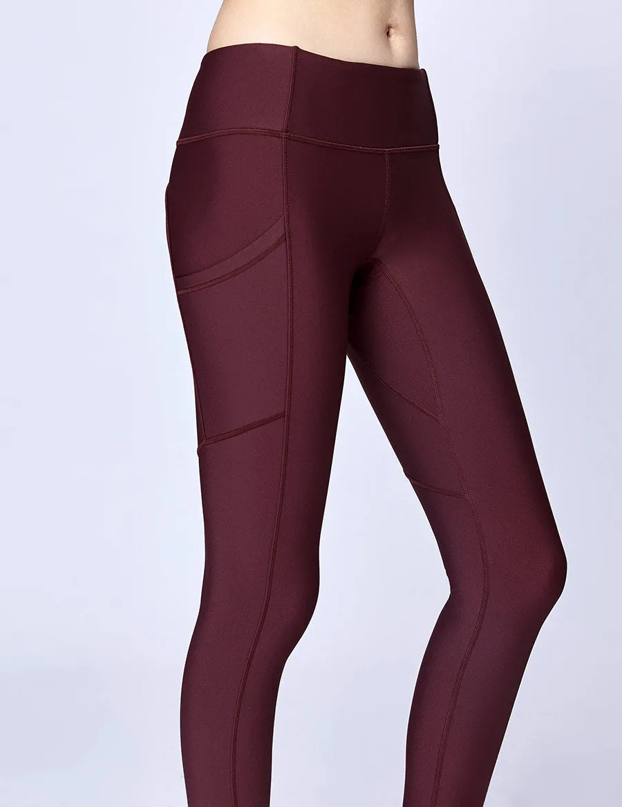 easyoga LESPIRO Go All Out Leggings - R24 Dark Red