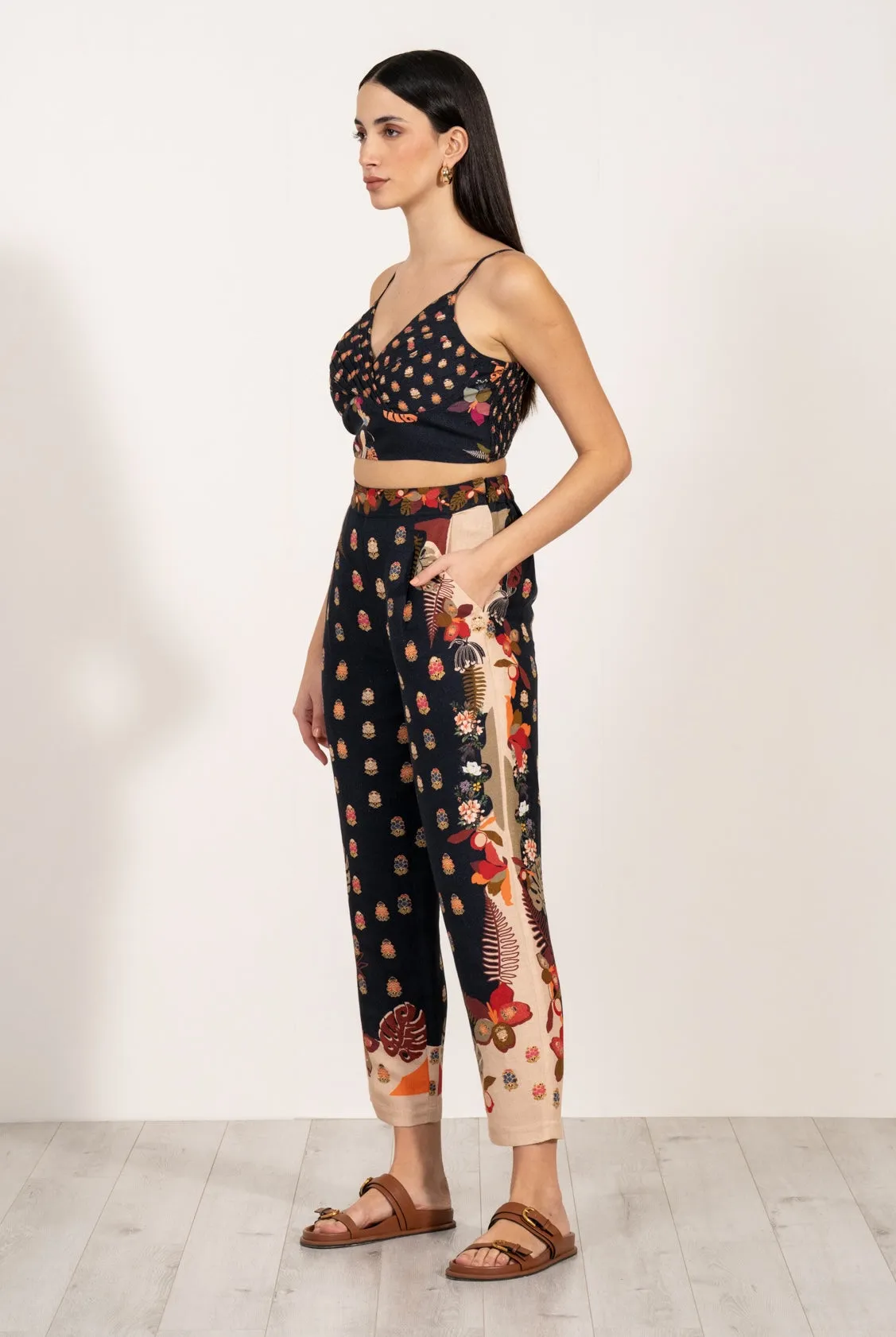 Elinor pleated bustier and pants