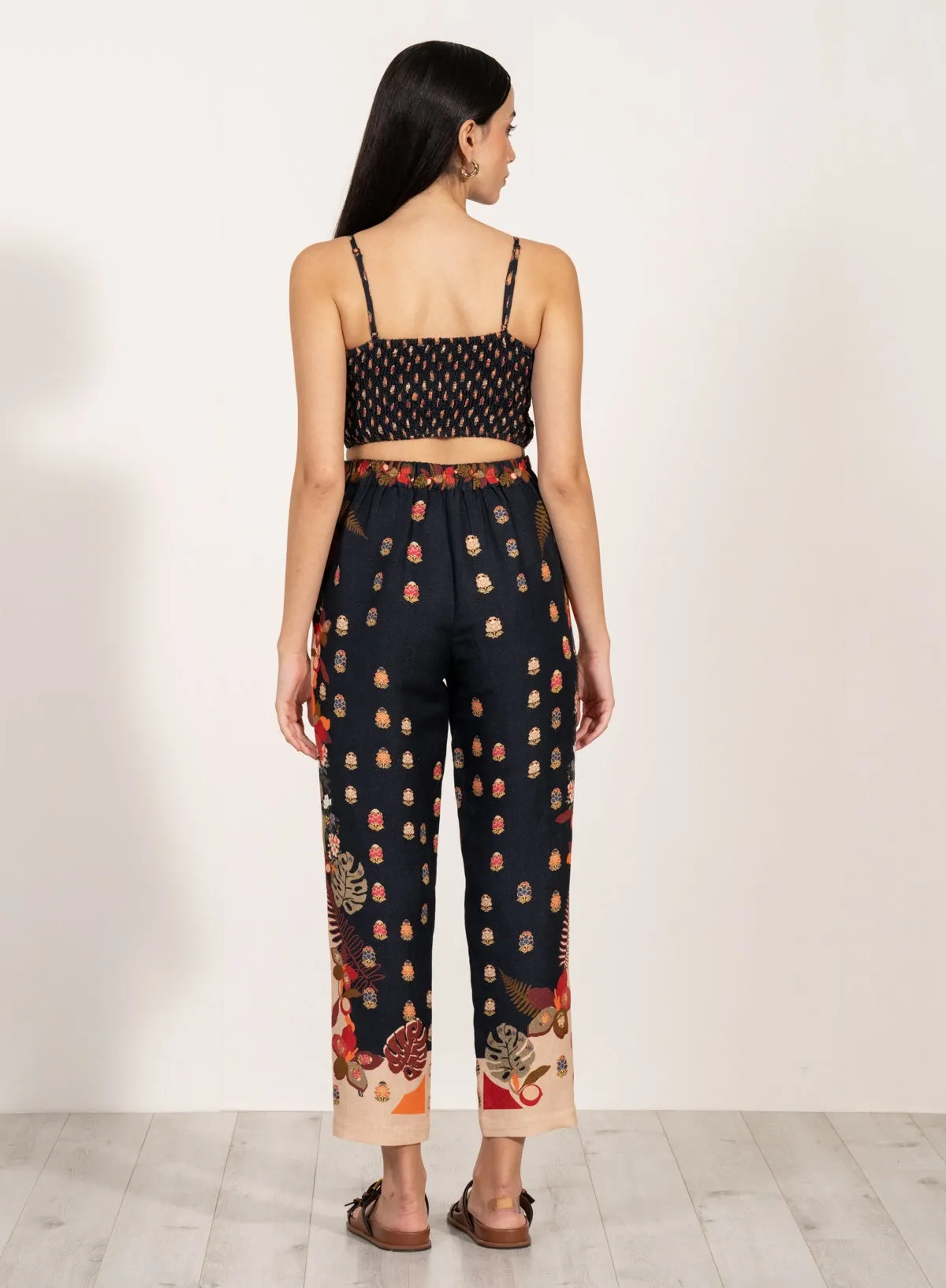 Elinor pleated bustier and pants