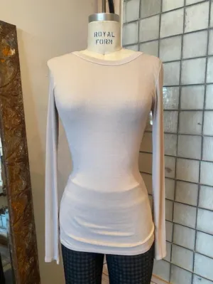 Enza Costa Ribbed Crew Tee