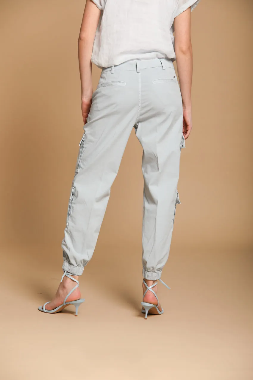 Evita Cargo women's cargo pants in gabardine curvy fit