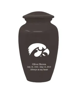 Fan Series - University of Iowa Hawkeyes Slate Memorial Cremation Urn - IUIOWA104