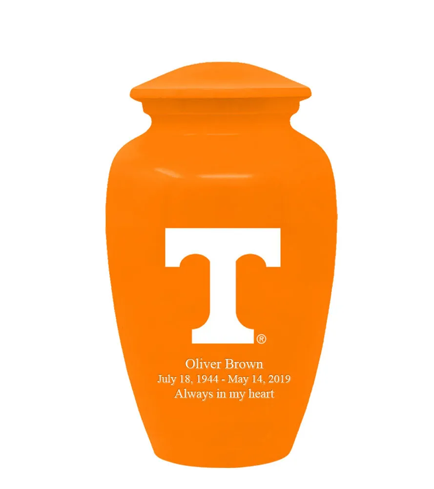 Fan Series - University of Tennessee Volunteers Orange Memorial Cremation Urn - IUTNV101