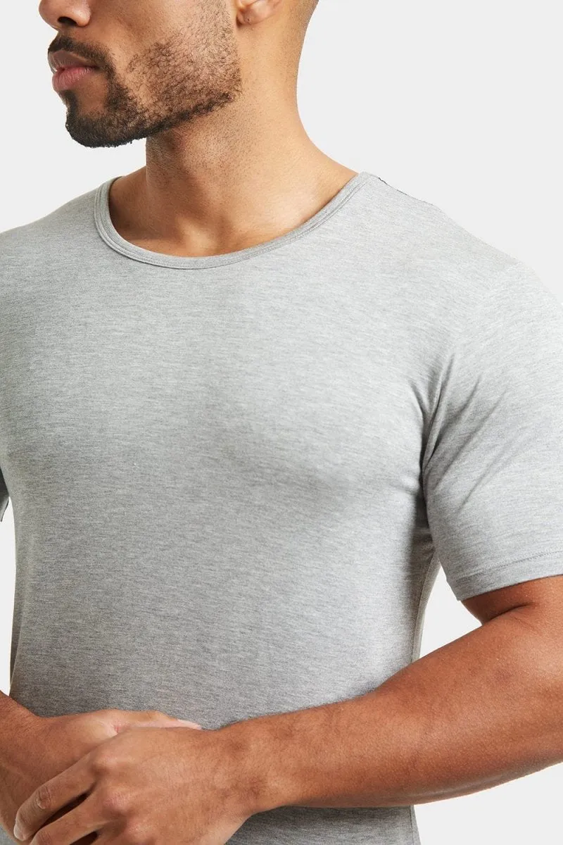 Fashion Fit T-Shirt in Grey Marl