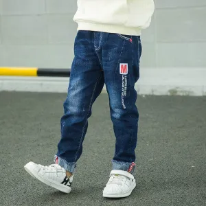 Fashion Jeans For Boys, Children, Korean Style, Long Pants