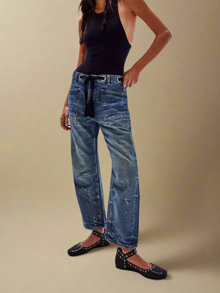 Felicia | Wide Leg Patchwork Pants