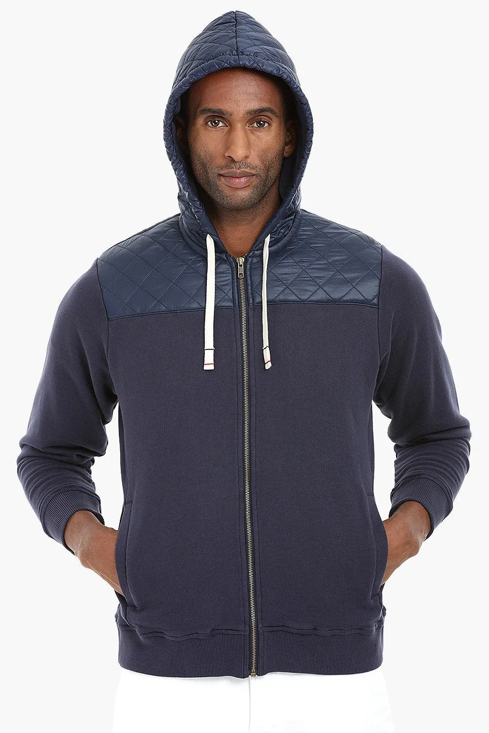 Fleece Quilted Hoodie