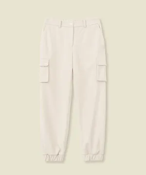 FORDI Fleece Pocket Jogger Pants - Ivory
