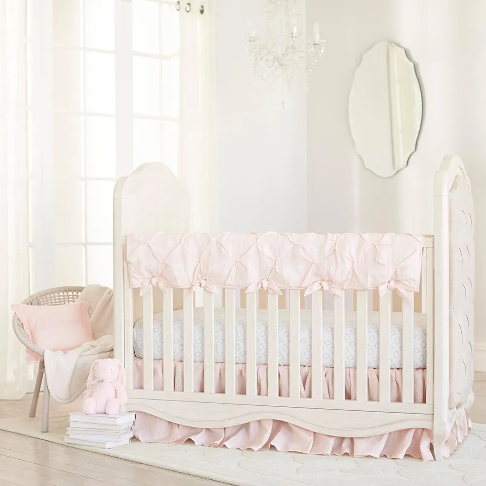 Gerber Keepsake Classic Vintage Crib Skirt | Pink
