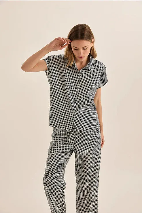 Gingerlilly - Diamond Cotton PJ Set