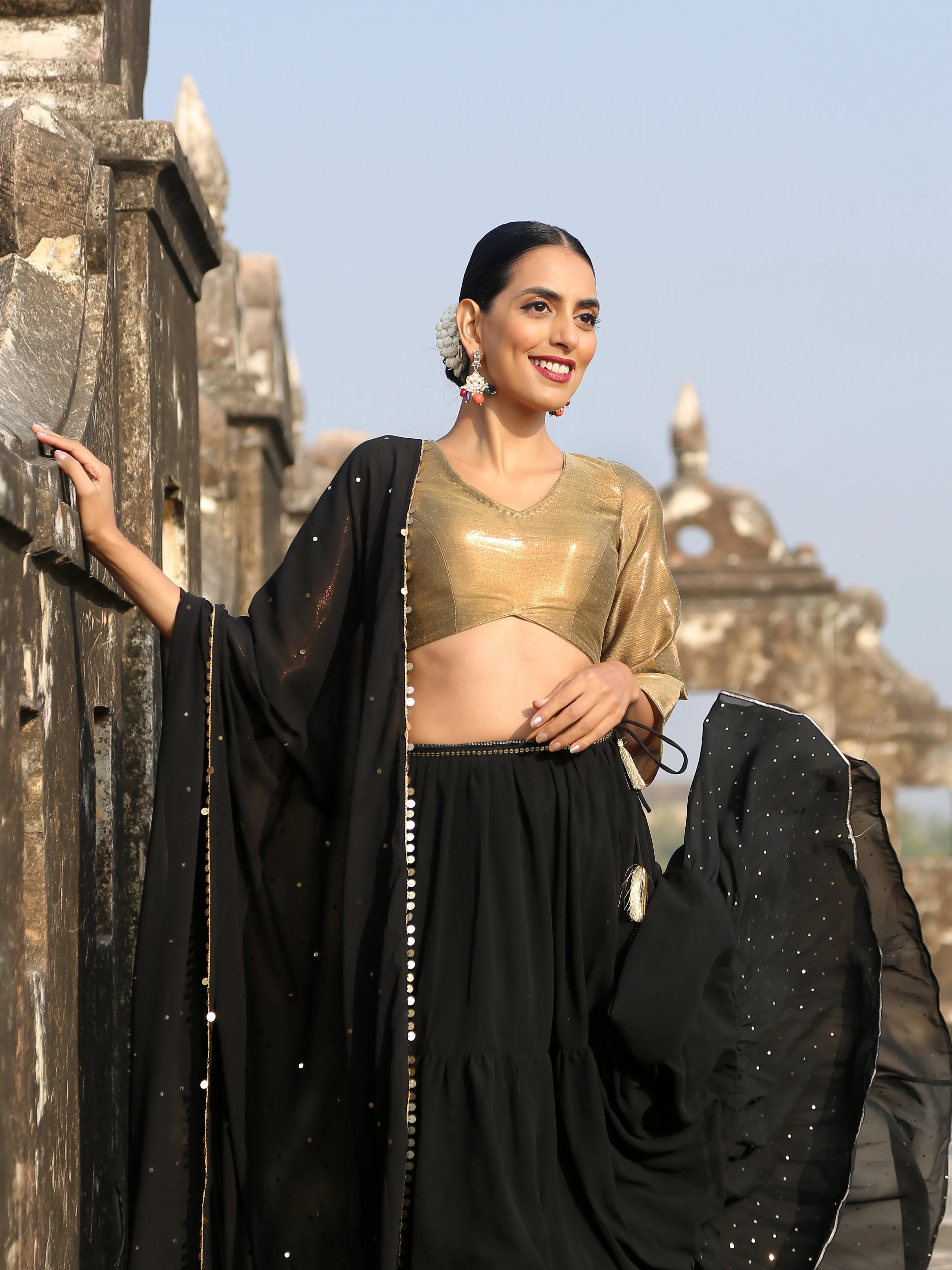Gold Brilliance Blouse