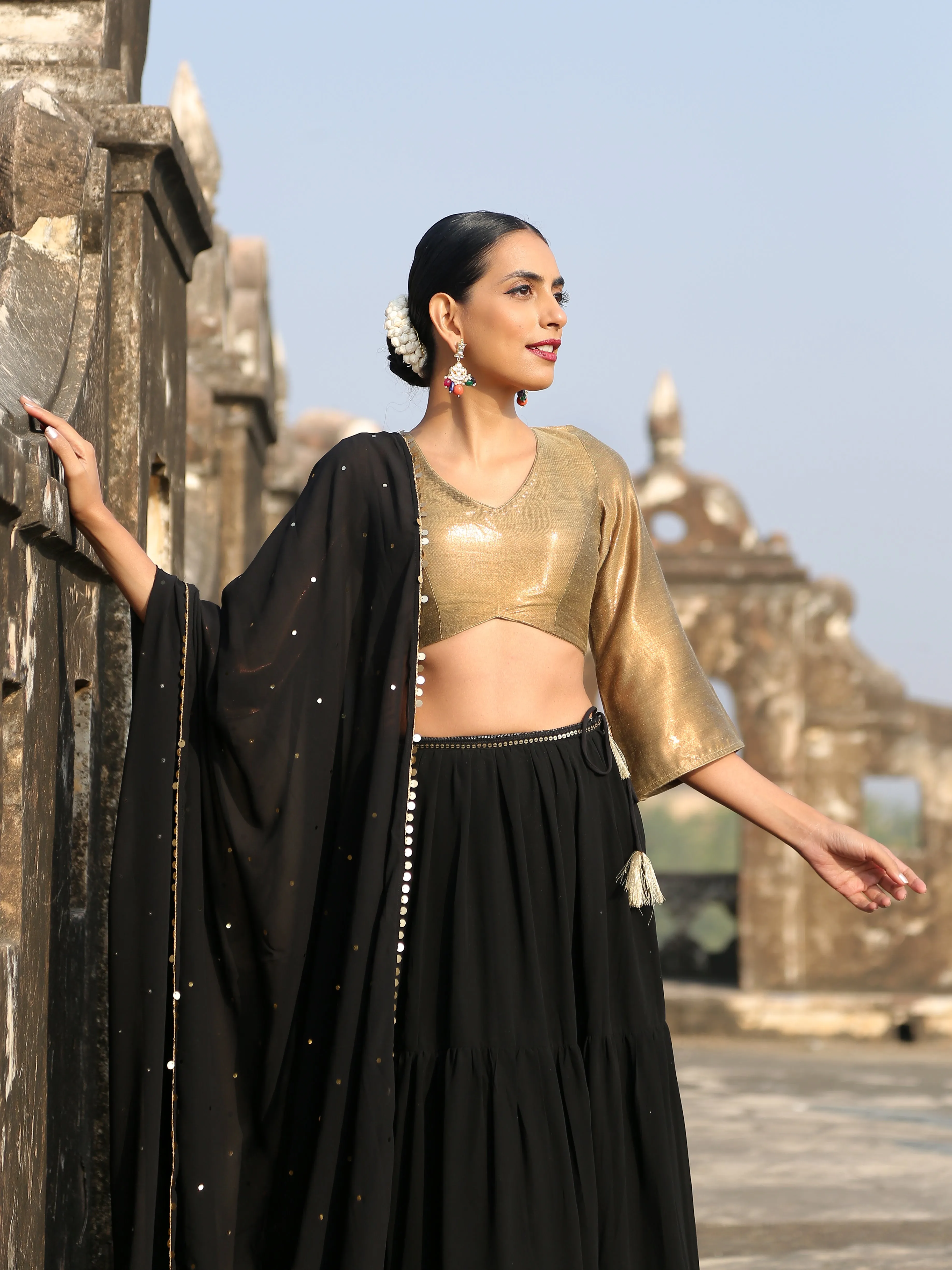 Gold Brilliance Blouse
