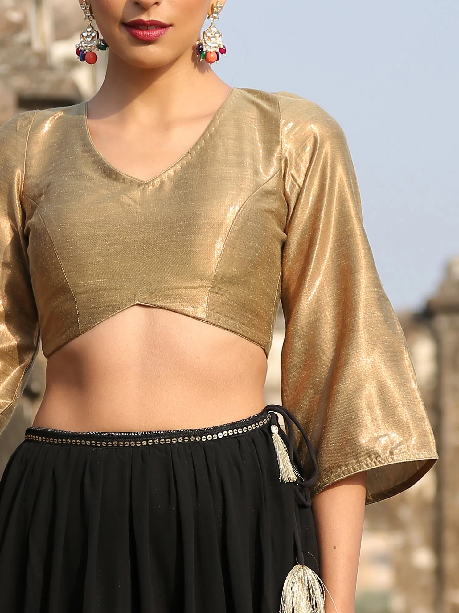 Gold Brilliance Blouse