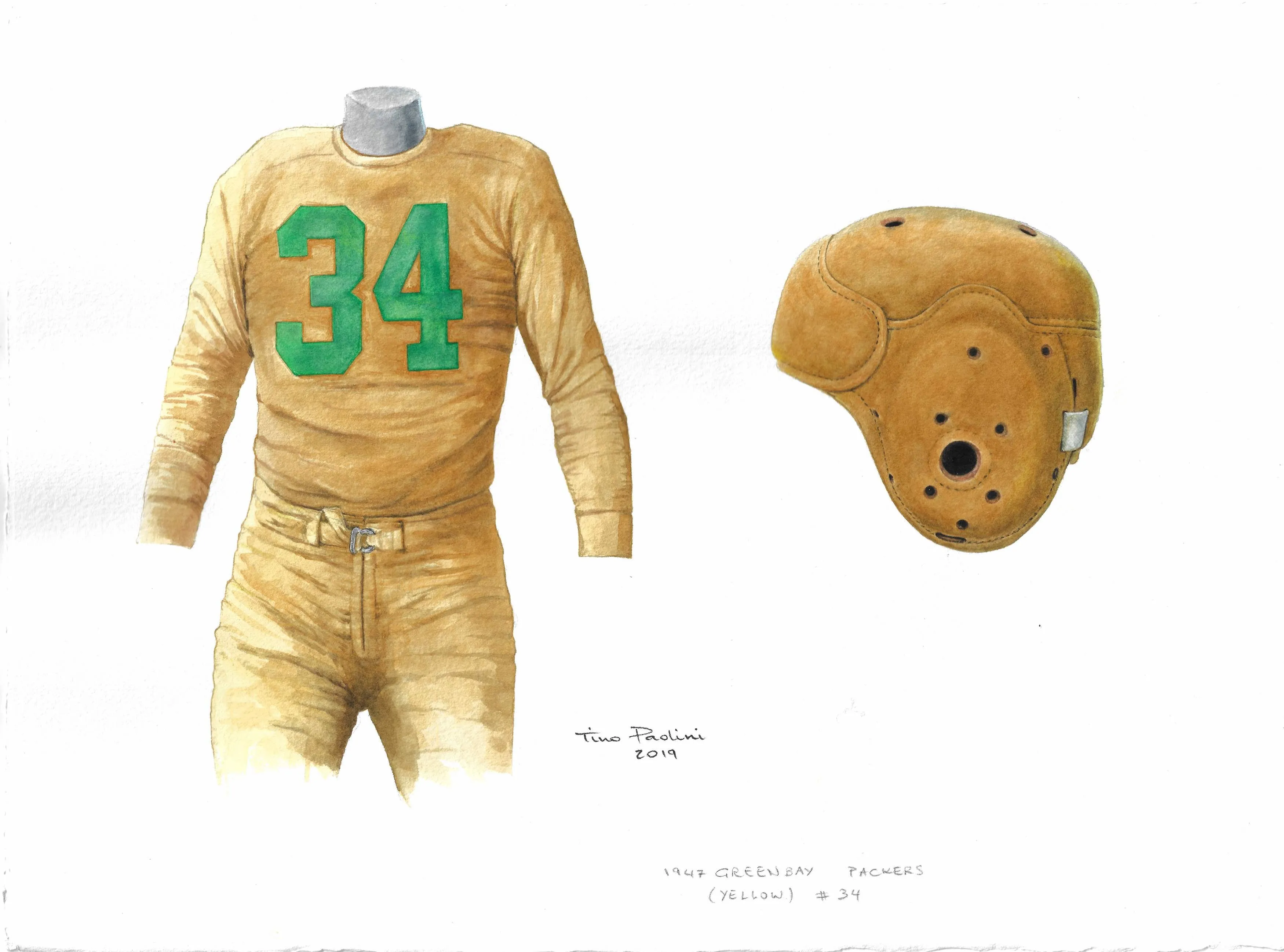 Green Bay Packers 1947 - Artwork not used