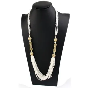 Handmade Beads Long Choker Necklace For Women