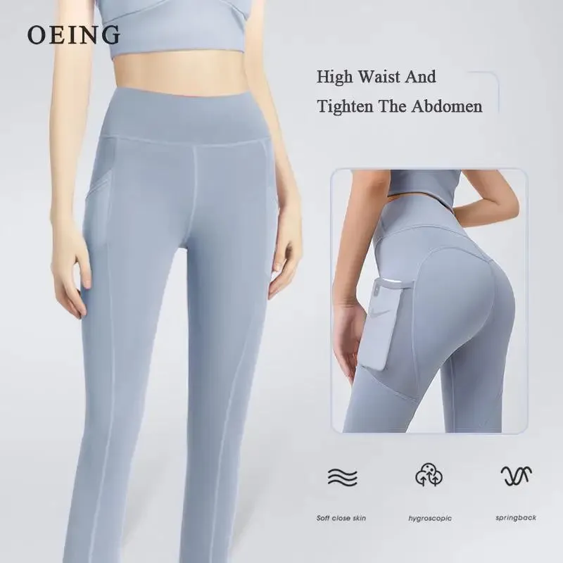 High Waist Yoga Pants Women Sports Leggings With Pocket Girl Gym Leggings Runing Tights Female Fitness Trousers Sportswear