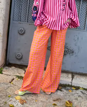 Hilde Pants in Pink Orange