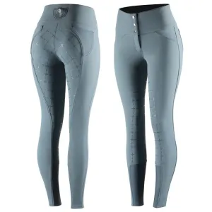 Horze Desiree Ladies Breeches Mirage Blue