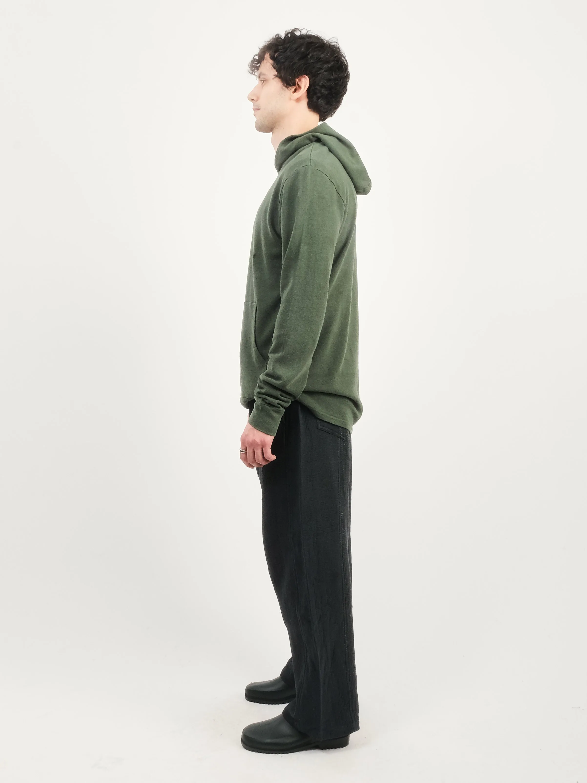 Hunter Green Santa Cruz Hooded Long Sleeve