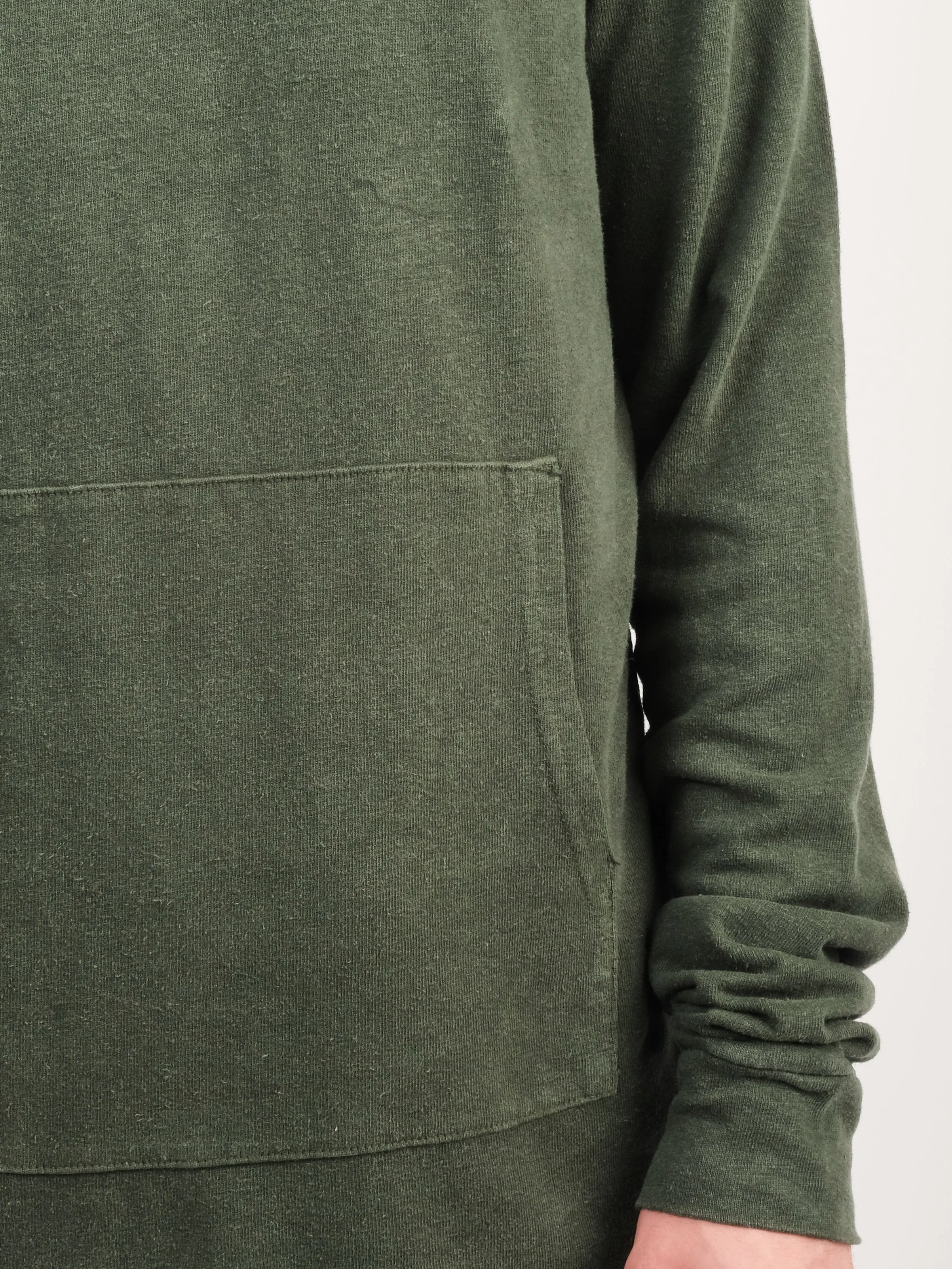 Hunter Green Santa Cruz Hooded Long Sleeve