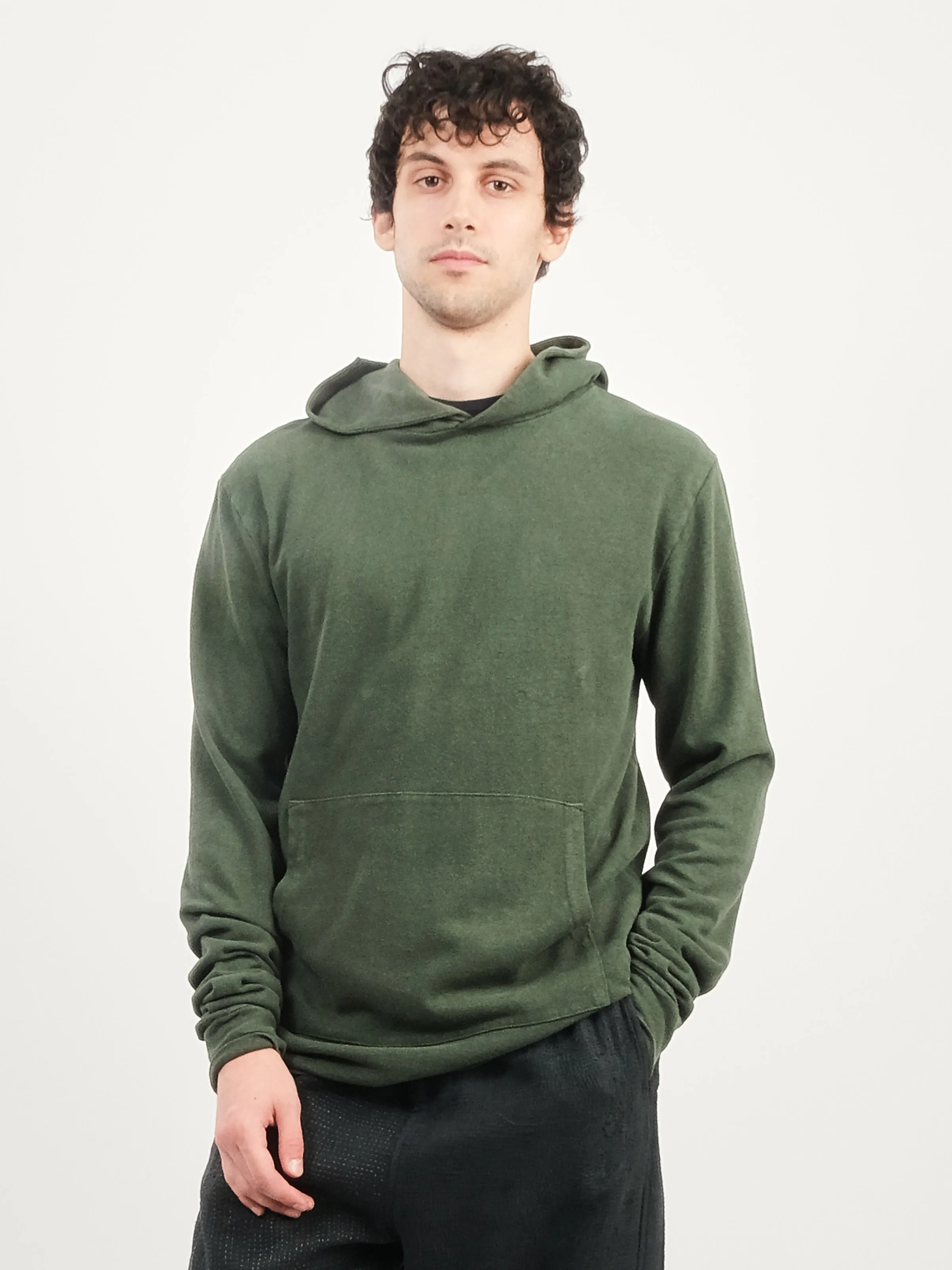 Hunter Green Santa Cruz Hooded Long Sleeve