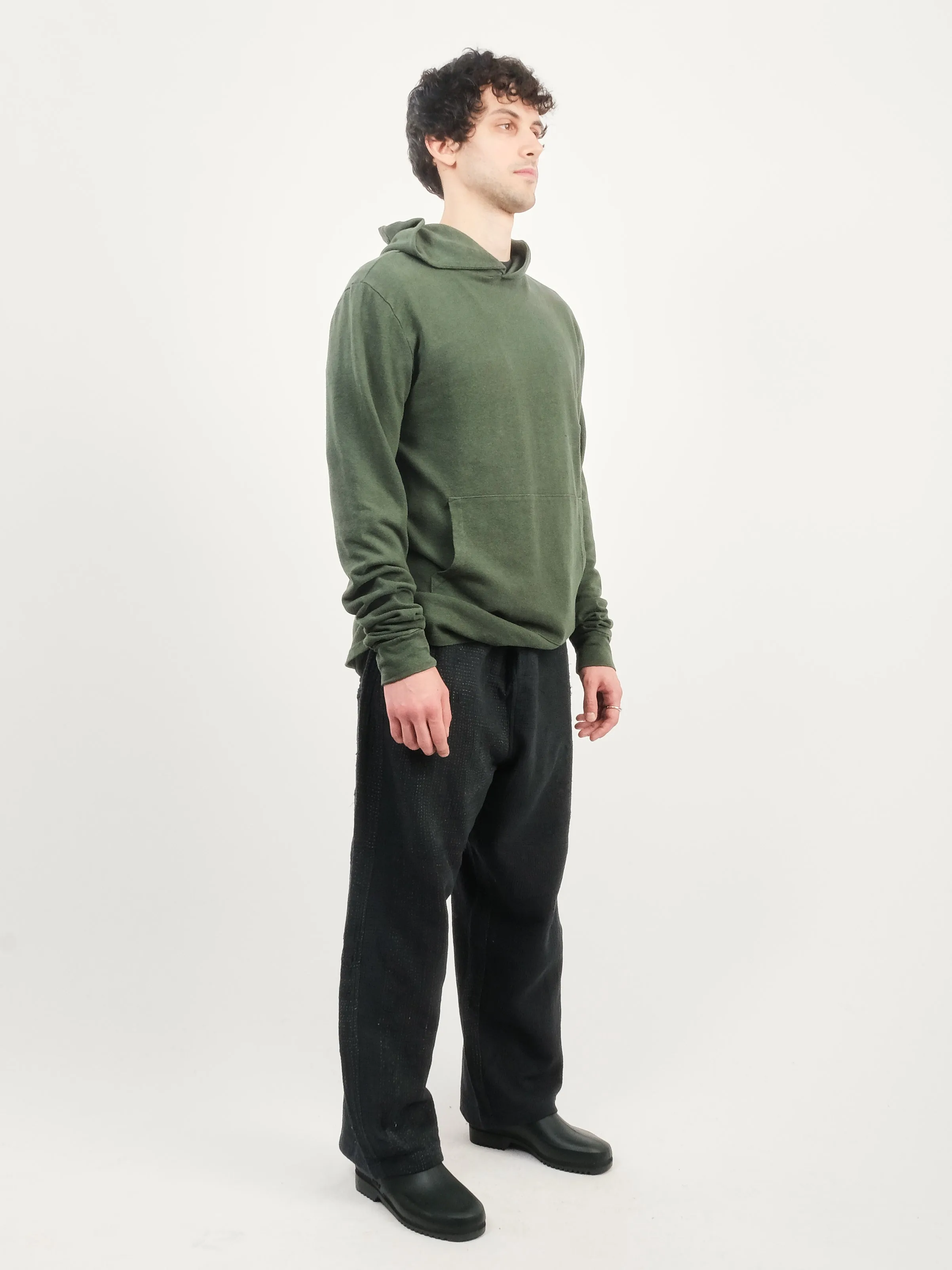 Hunter Green Santa Cruz Hooded Long Sleeve