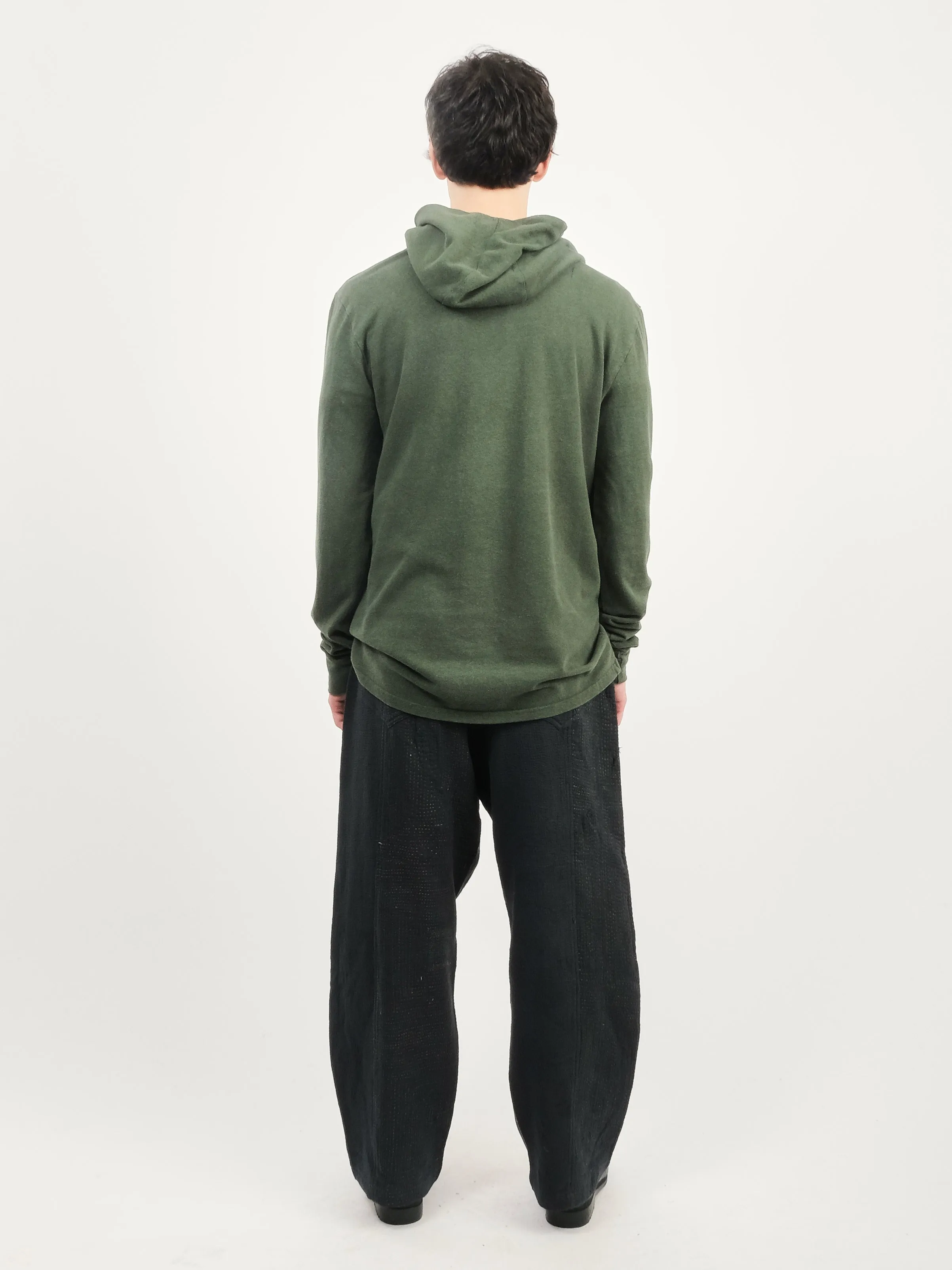 Hunter Green Santa Cruz Hooded Long Sleeve