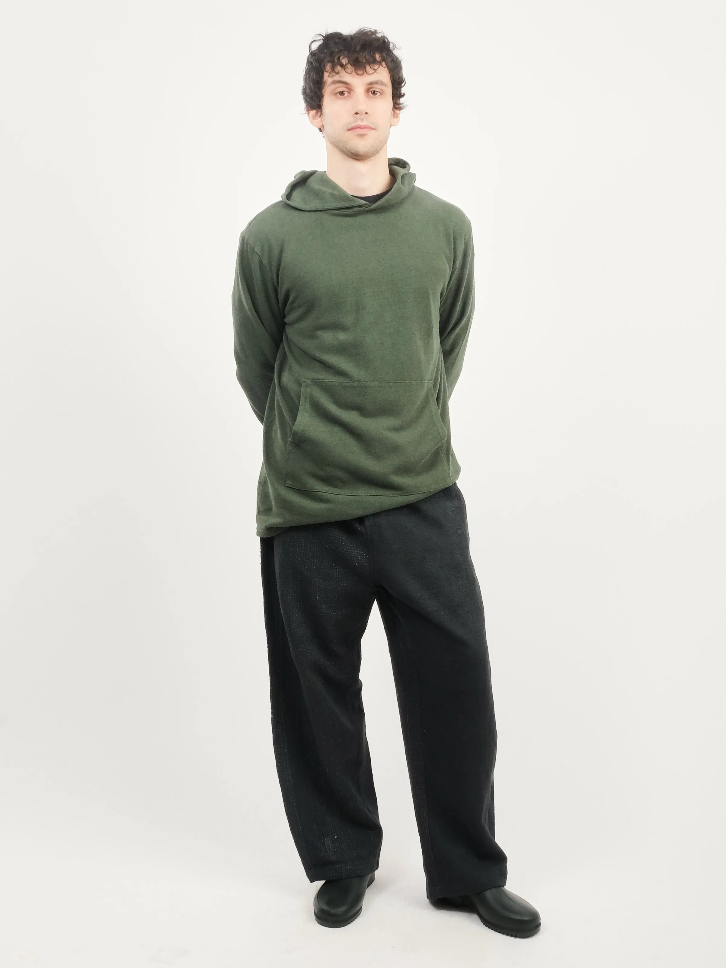 Hunter Green Santa Cruz Hooded Long Sleeve