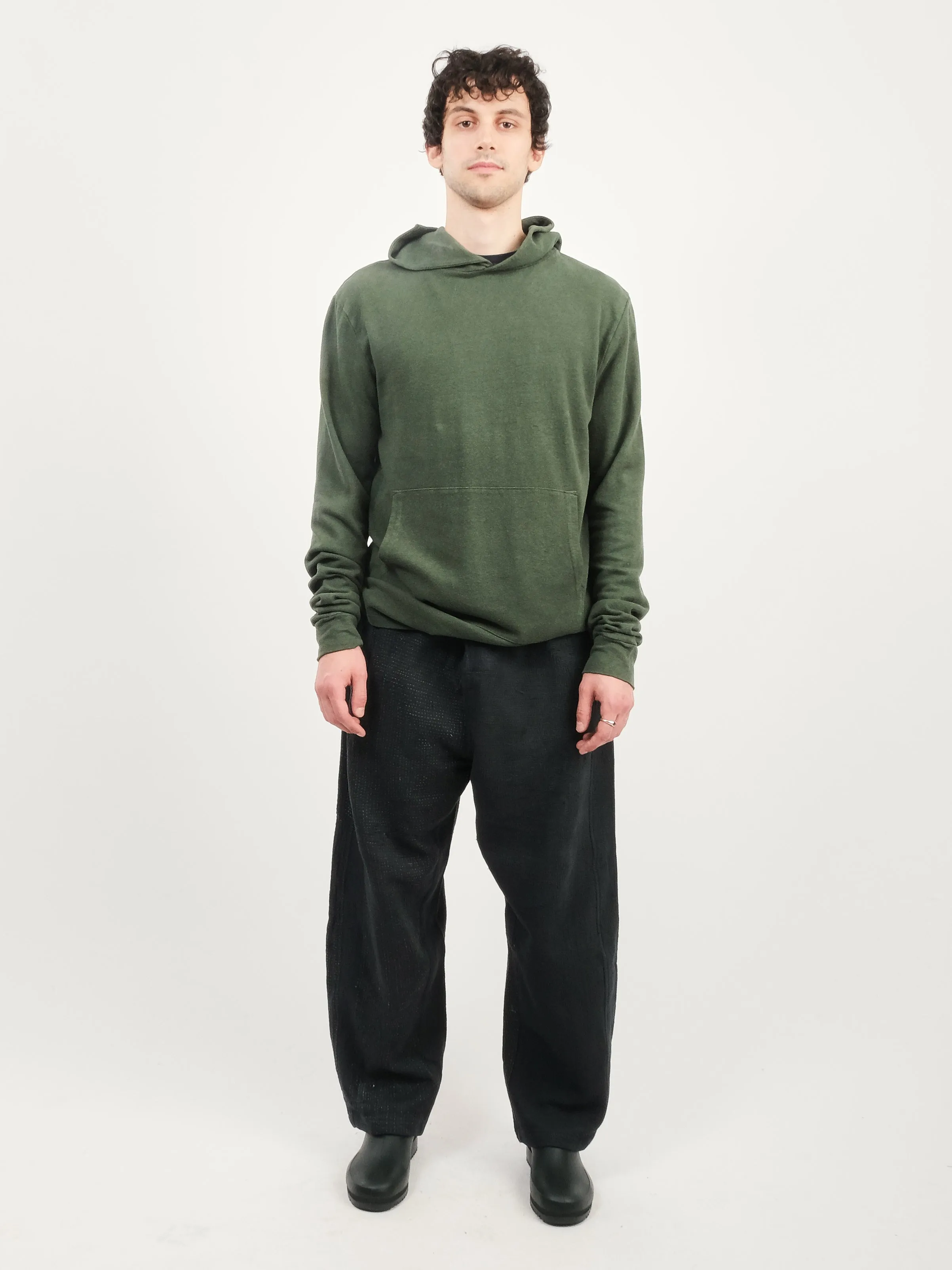 Hunter Green Santa Cruz Hooded Long Sleeve