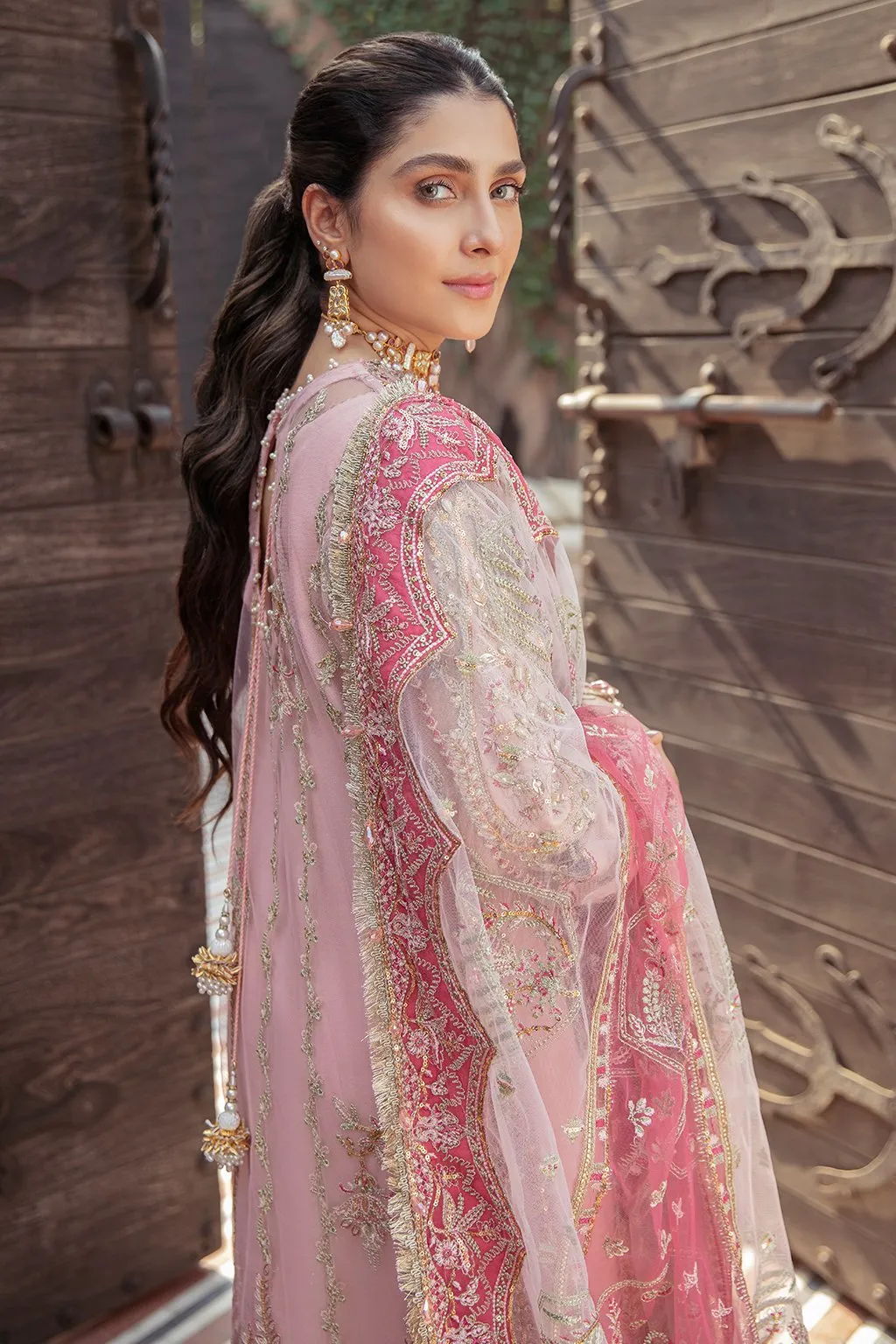 INAYAAT | Afrozeh Hayat Wedding Formals Collection 2021 | Unstitched Embroidered Chiffon Suits
