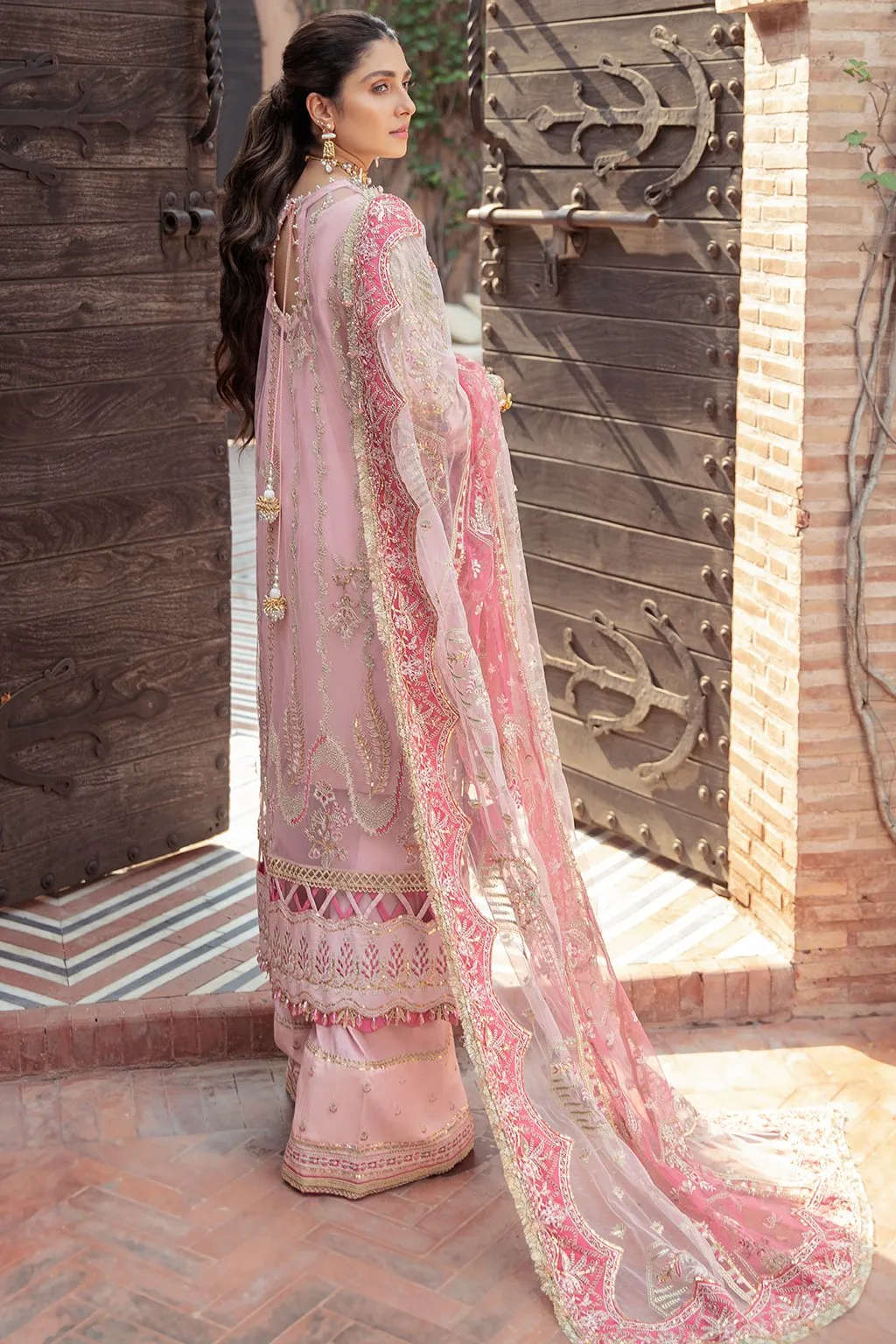 INAYAAT | Afrozeh Hayat Wedding Formals Collection 2021 | Unstitched Embroidered Chiffon Suits