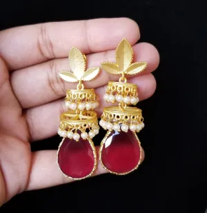 Indo Western Trendy Earring With Gold Plating FB11