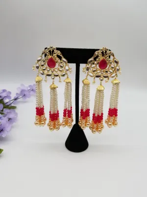 Indo Western Trendy Earring With Gold Plating