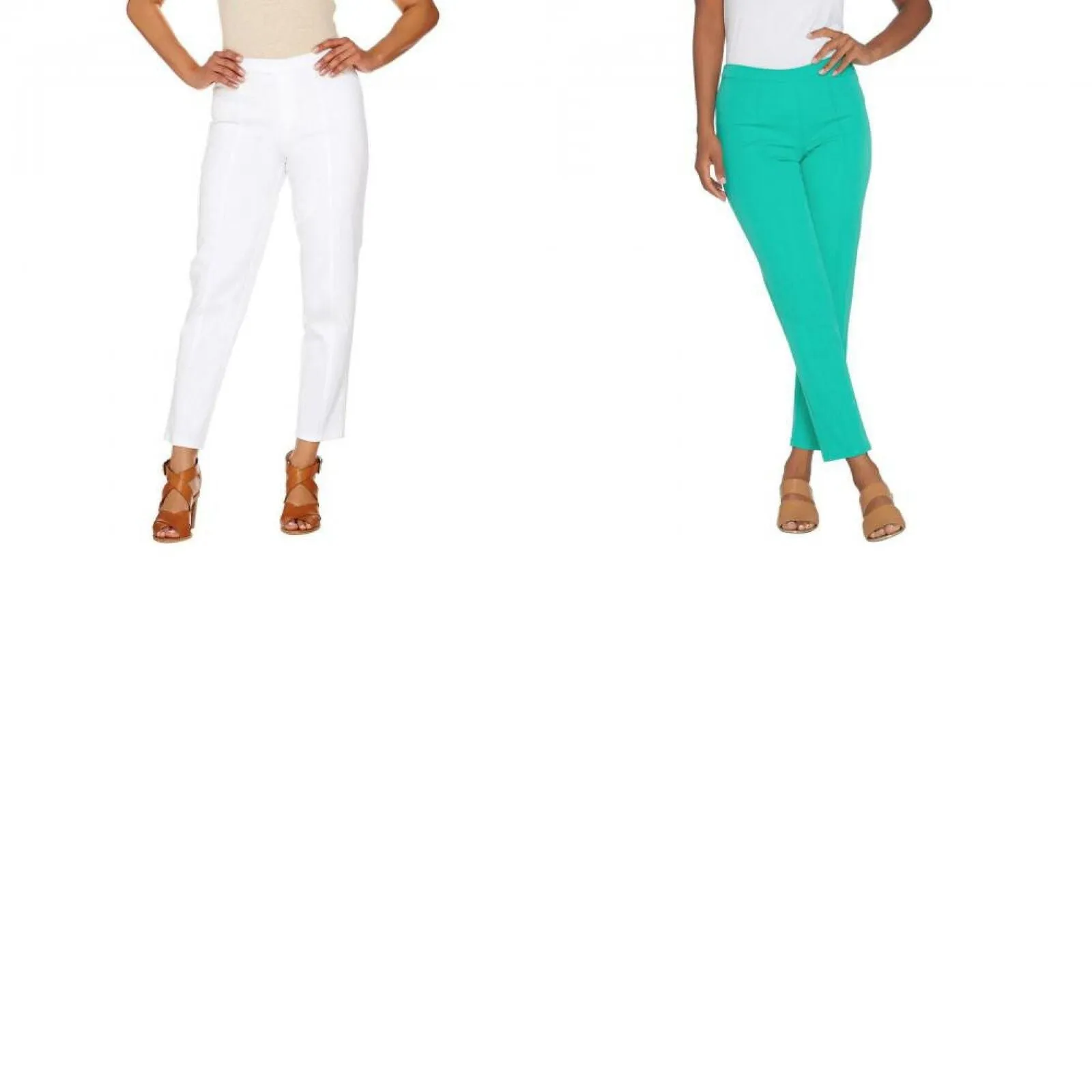 Isaac Mizrahi Live! Women's 24/7 Stretch Ankle Pants